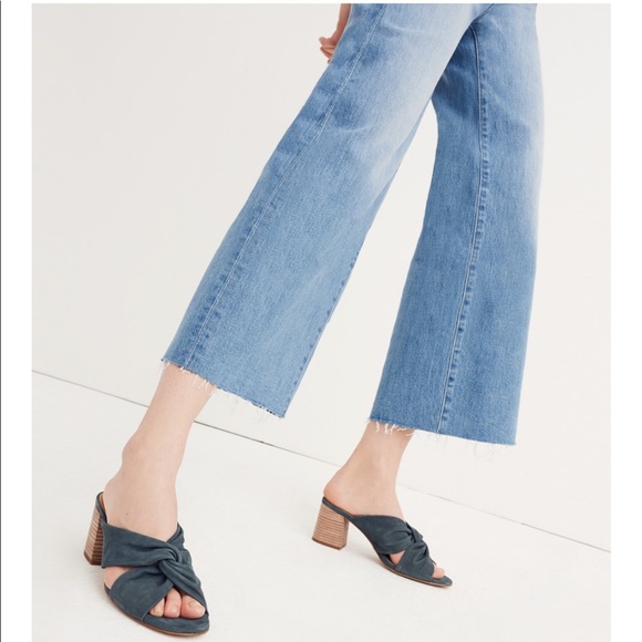 Wide-Leg Crop Jeans: Button-Front Edition - Picture 3 of 4